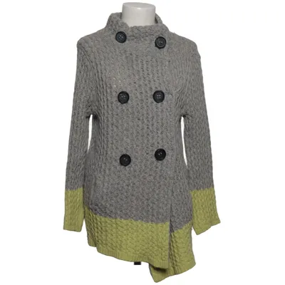 Cardigan (Gray, Yellow) from Dear Cashmere Wool