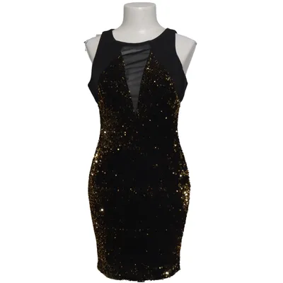 Robe de cocktail (Noir, Or) de Showny Polyester