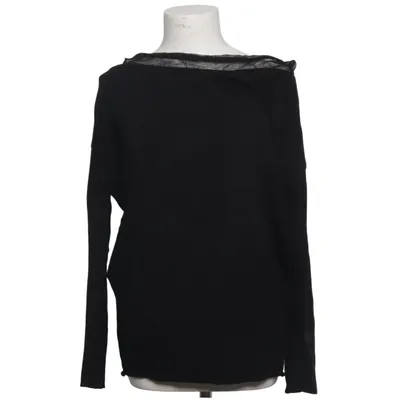 Pull-over (Noir) de Sarah Pacini Acrylique, Laine de mouton, Polyester, Viscose