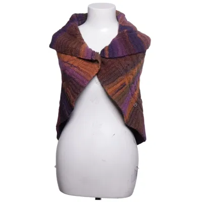 Vest (Purple, Brown, Orange) from Lisa Tossa Acrylic, Wool
