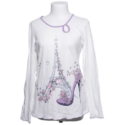 Pyjama en molleton (Blanc, Violet) de Blue Moon Coton