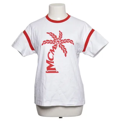 T-shirt (Hvid, Rød) fra MCM Bomuld
