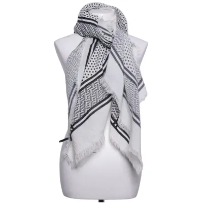 Halsdoek (Wit, Zwart)