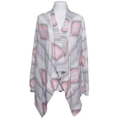 Cardigan (Roze, Grijs, Wit) van Ealey Fushi