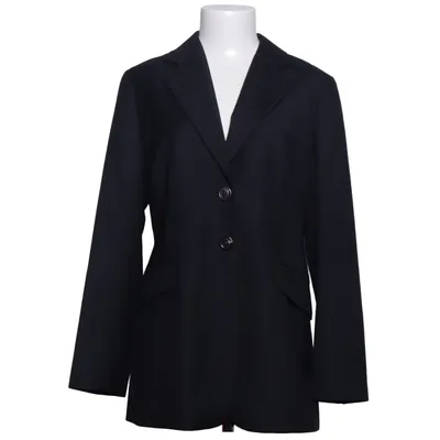 Blazer (Noir) de Oui Set Polyester, Laine
