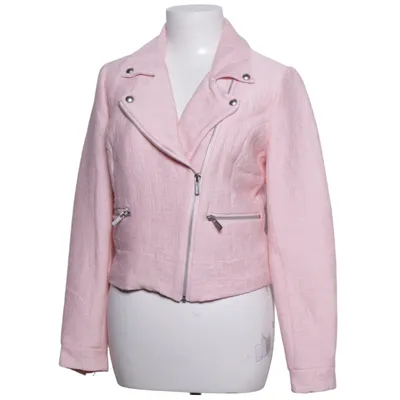 Biker jacket (Pink) from Eksept Cotton, Polyamide, Polyester