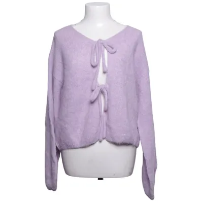 Cardigan (Purple) from Reserved Alpaca wool, Polyamide