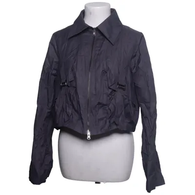 Jacket (Gray) from Lauren Vidal Cotton, Metallic fiber, Polyamide