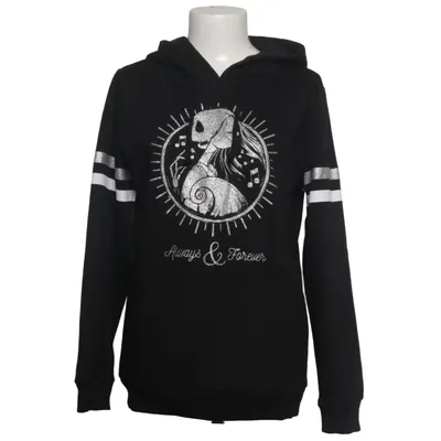Hoodie (Black) from Disney Cotton, Elastane, Polyester