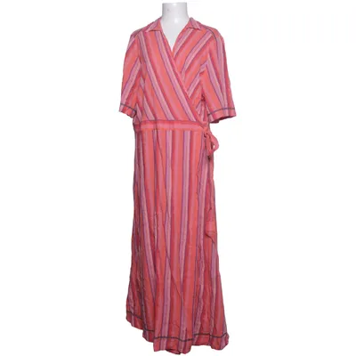 Slå-om-kjole (Rød, Pink, Flerfarvet) fra White Stuff Linned, Metallfiber, Viscose