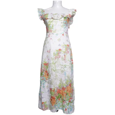 Maxikjole (Hvid, Flerfarvet) fra & Other Stories Linned, Polyester