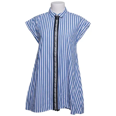 Shirt dress (Blue, White) from DKNY Cotton