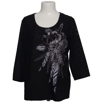 Top (Black) from Christopher & Banks Elastane, Polyester