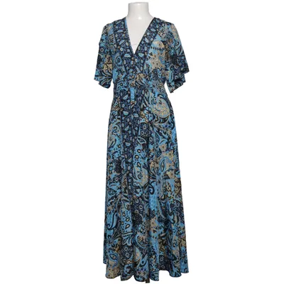 Robe (Bleu, Noir, Beige) de S.N.Moda Soie, Viscose