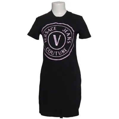 Robe (Noir, Rose) de Versace Jeans Couture