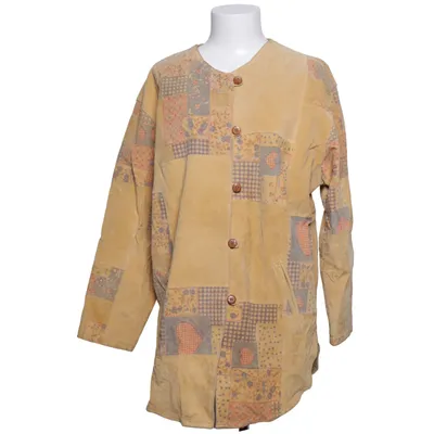 Jacket (Beige, Multicolored) from Leather Sound Polyester