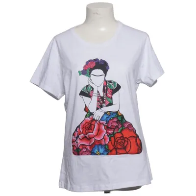T-shirt (White, Multicolored)