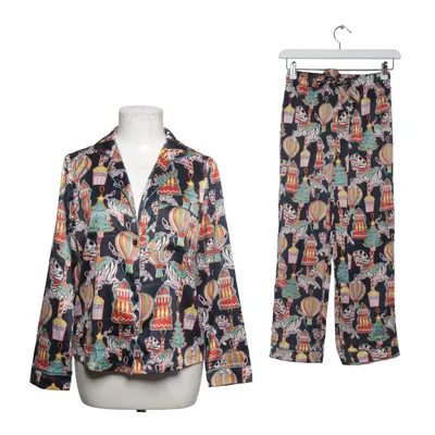 Pyjama (Blau, Mehrfarbig) von Chelsea Peers Elasthan, Recyceltes Polyester