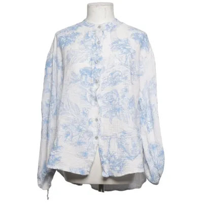 Blouse (Bleu, Blanc) de Lens Coton