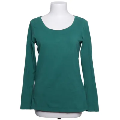 Långärmad t-shirt (Grön) från Hema Elastan, Ekologisk bomull