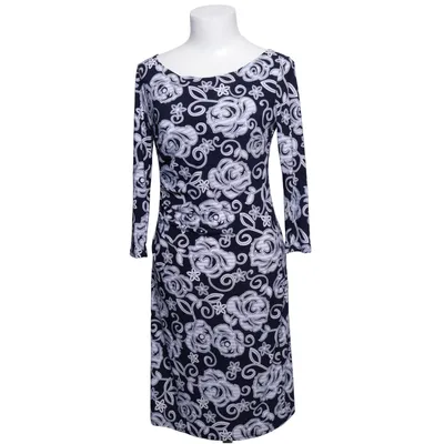 Robe (Bleu, Blanc) de Lucky Polyester, Viscose
