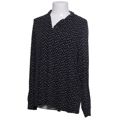 Blouse (Black, White) from Essentials by Tchibo Elastane, Viscose