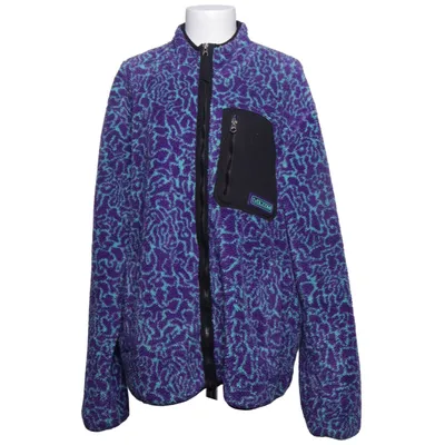 Fleece jacket (Purple, Turquoise, Black) from Volcom Acrylic, Polyester