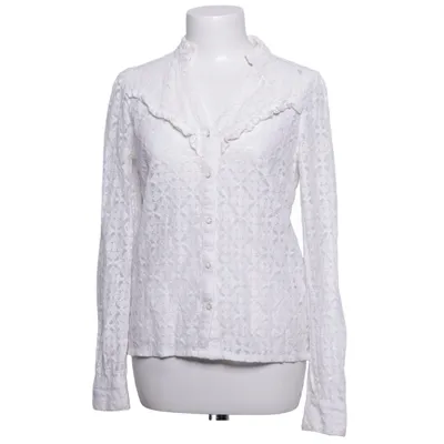 Bluse (Hvid) fra Cotton Club Bomuld, Polyamid