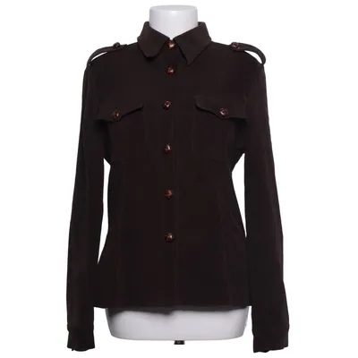 Jacket (Brown) from Vertigo Elastane, Polyester