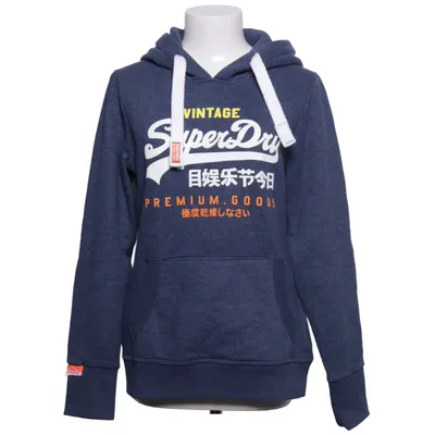 Capuchon sweater (Blauw) van Superdry Vintage Katoen, Polyester