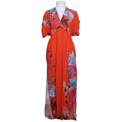 Maxikjole (Orange, Flerfarvet) fra Desigual Viscose