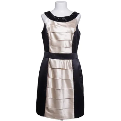 Cocktail dress (Black, Beige) from Sandra Pabst Polyester
