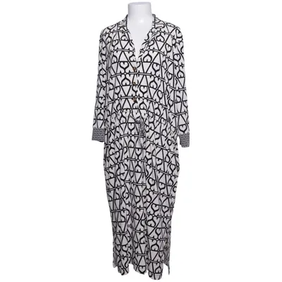 Blousejurk (Wit, Zwart) van Oui Elastaan, Polyester