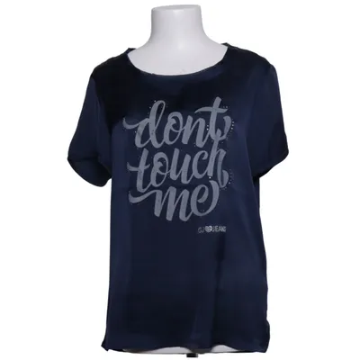 T-shirt (Bleu) de Gaudi Jeans Élasthane, Polyester, Viscose