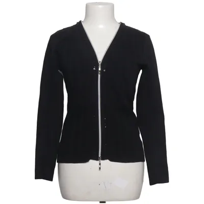 Cardigan (Noir) de Valentina Acrylique, Élasthane, Laine de mouton