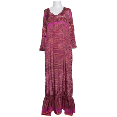Maxi dress (Pink, Multicolored) from Boohoo Polyester, Silk