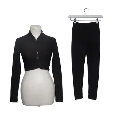 Trainingsset (Zwart) van Amisu Elastaan, Polyester