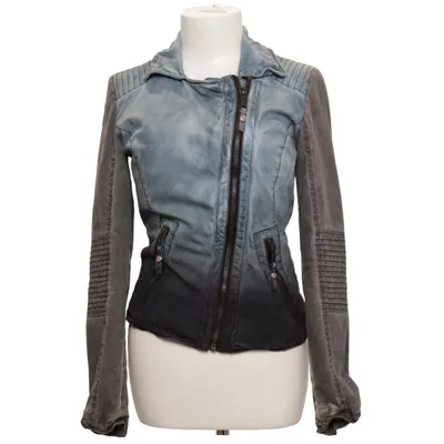 Bikerjacka (Blå, Grå) från Proud Bomull, Polyester