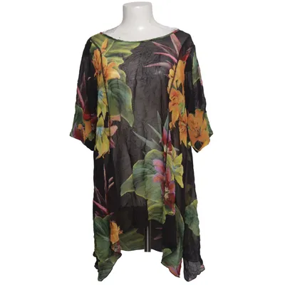 Tunic (Black, Multicolored) from Hopsack Viscose
