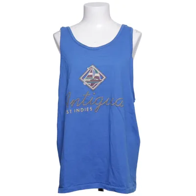Tanktop (Blauw) van Hanes Heavyweight Katoen