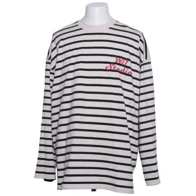 Lange mouwen shirt (Wit, Zwart) van WRSTBHVR Studio Katoen