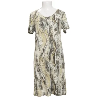 Kjole (Beige, Grøn, Sort) fra Golléhaug Elastan, Polyester, Viscose