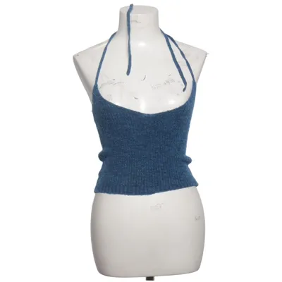 Haut dos-nu (Bleu) de Pleasure Polyamide, Polyester, Polyuréthane, Laine
