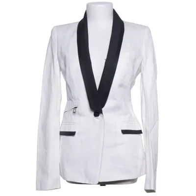 Blazer (Hvid, Sort) fra Diesel Black Gold Acetat, Bomuld, Polyamid, Polyester