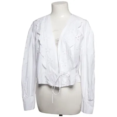 Wrap blouse (White) from Zara Cotton