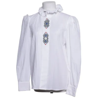Blouse (White) from Tofana Cotton, Polyester