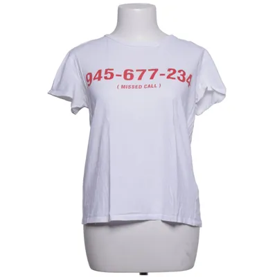 T-shirt (Vit, Röd) från Bershka Bomull