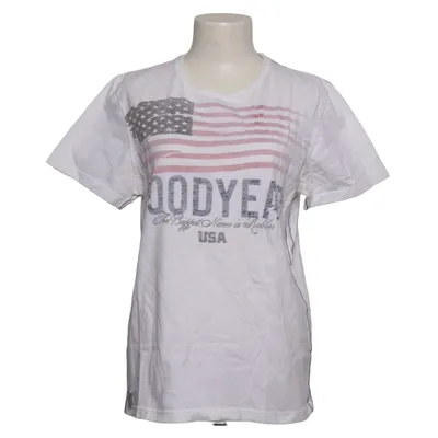 T-shirt (Hvid) fra Goodyear Bomuld