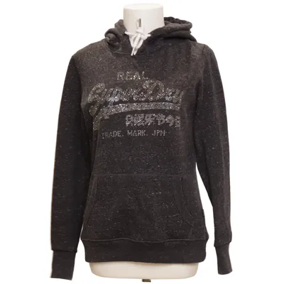 Huvtröja (Grå) från Superdry Bomull, Polyester, Viskos