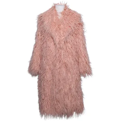 Veste en fourrure (Beige) de House of CB Acrylique, Élasthane, Polyester